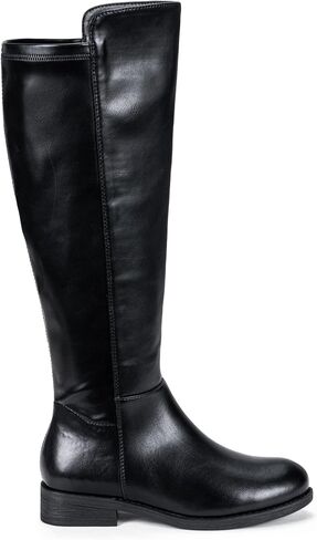Vepose Women's 9662 Knee High Boots, Casual Tall Riding Boots Low Flat Heel, Comfortable and Inner Zipper. in Saudi Arabia
