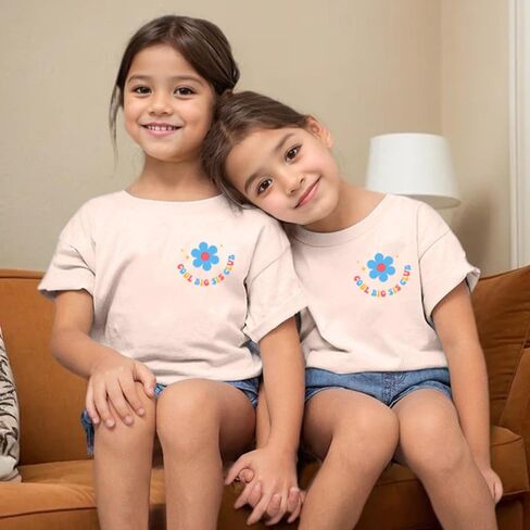 Toddler Big Sister Shirt in My Big Sis Era Graphic Tees Cool Big Sis Club Tshirt Announcement for Baby Girls Outfits in Kuwait