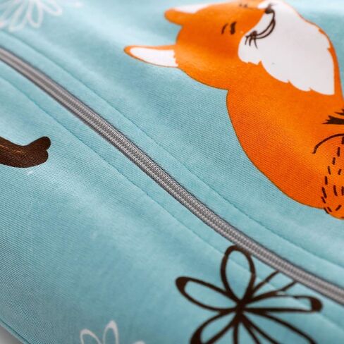 Baby Zipper Clothes Stylish Fox Design Long-Sleeve Hooded Jumpsuit for Baby in Saudi Arabia