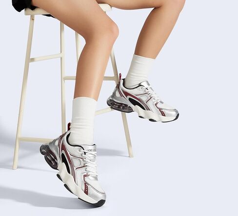 LUCKY STEP Women's Air Cushion Running Shoes Athletic Tennis Sneakers Lightweight Sports Mesh Gym Jogging Workout Walking Shoes in Kuwait