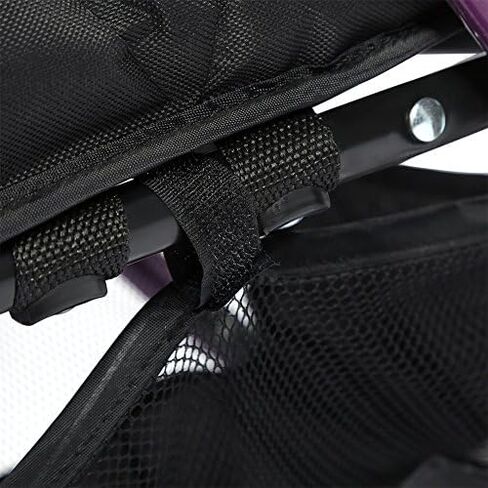 Stroller Organizer Under Baby Stroller Storage Basket Pram Waterproof Netting Underseat Basket Mesh for Stroller Storage Organizer Bag Accessories, 11.8x11.8x3.9inch in Kuwait