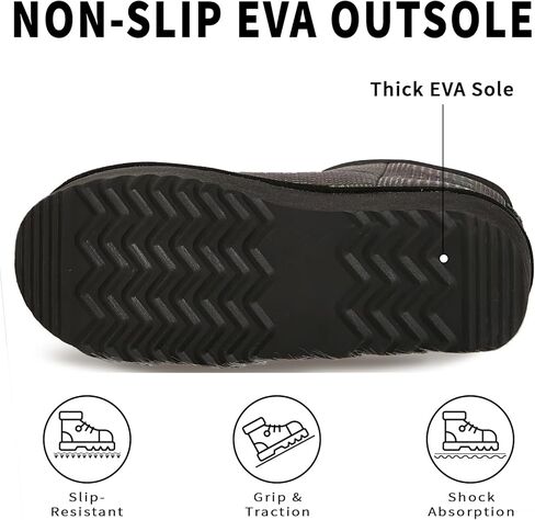 أحذية شتوية من جلد البقر الحقيقي للنساء، أحذية ثلج دافئة خفيفة الوزن للنساء مع بطانة من الفرو الصناعي in Kuwait