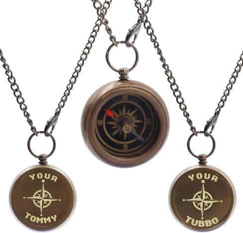 PORTHO زوج قلادة بوصلة بوصلة Your Tommy الخاصة بك - بوصلة معلقة على الحب - حرفة منجم بوصلة Tubbo الخاصة بك in Kuwait