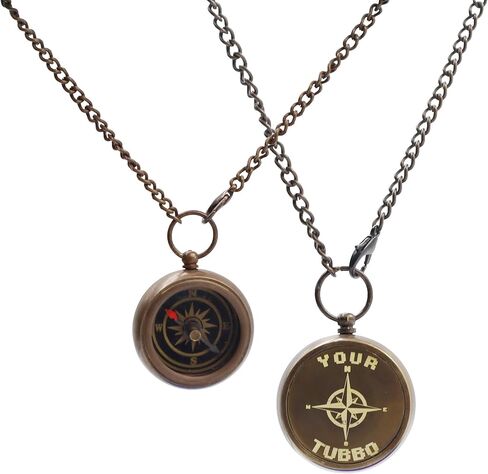 PORTHO زوج قلادة بوصلة بوصلة Your Tommy الخاصة بك - بوصلة معلقة على الحب - حرفة منجم بوصلة Tubbo الخاصة بك in Kuwait