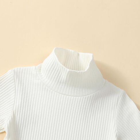 Omkzanbi طفل فتاة عيد الميلاد فستان متماسكة طويلة الأكمام قميص قصب الحلوى الحمالة تنورة 2 قطعة تنورة مجموعة الخريف الشتاء الزي in Kuwait