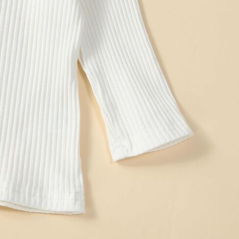 Omkzanbi طفل فتاة عيد الميلاد فستان متماسكة طويلة الأكمام قميص قصب الحلوى الحمالة تنورة 2 قطعة تنورة مجموعة الخريف الشتاء الزي in Kuwait