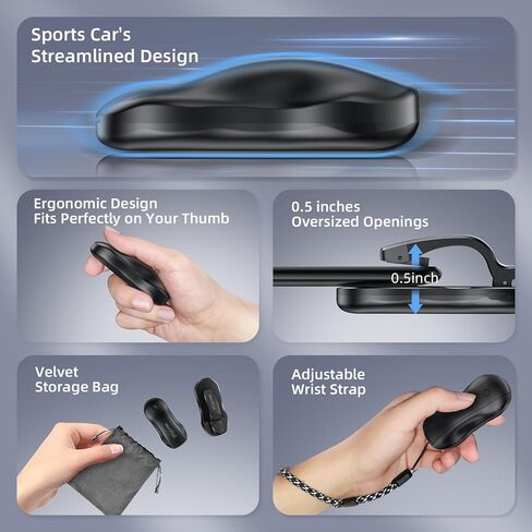 Remote Control Page Turner for Kindle Paperwhite Scribe Oasis, Sports Car Design, Kindle Clicker for E-Book Reading with Wrist Strap/Storage Bag in Saudi Arabia
