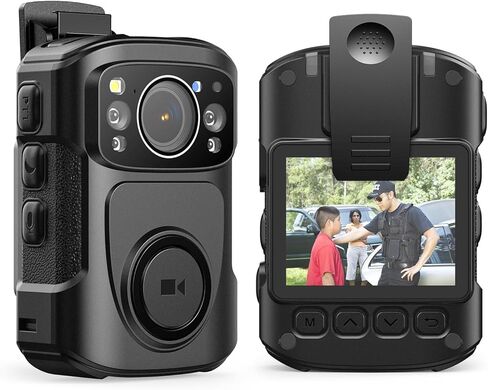 BOBLOV B4K5 128GB 4K Body Camera,3400mAh IP68 Waterproof GPS Police Body Cams for 11Hrs Video Record, Provide Charging Dock, Night Vision Video Camcorder for Personal, Guard Civilians(128GB) in Saudi Arabia