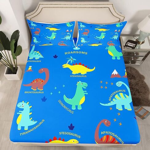 Girls Horse Sheet Set Kids Cartoon Farmhorse Floral Bedding Set for Toddler Baby Girl Pink Blue Stripe Bed Sheets Breathable Spirit Horse Animal Bed Sheet Set Room Decor Bed Set Full Size in Saudi Arabia