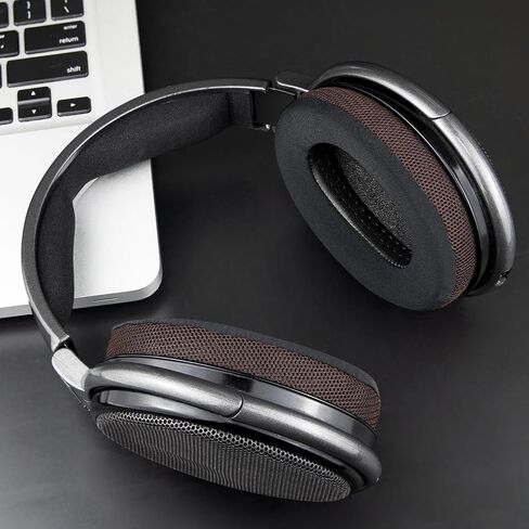 وسائد أذن من جلد الخراف SOULWIT بديلة لسماعات Sennheiser HD650، HD660 S، HD660S2، HD600، HD6XX، HD58X، HD580، HD565، HD545، HD535، وسائد الأذن مع رغوة عازلة للضوضاء - أسود in Saudi Arabia