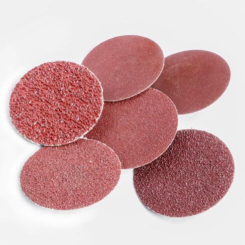 100Pcs 2" inch Sanding Disc Roll Lock R-Type Sandpaper Quick Change Disc Grinding Pad Abrasive Disc (120) in Saudi Arabia