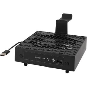 Console Cooling Fan Low Noise RGB USB Temperature Controlled Automatic Cooling Fan for Series X Console