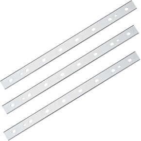 3 Pack Benchtop Planer Blades, CXRCY with Three-Solid Steel Blade Benchtop Thickness Planer