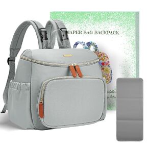 Compact Diaper Backpack for Moms, Stylish & Travel-Friendly Small Maternity Bag with Insulated Pockets, Black