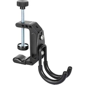 CAMVATE Heavy Duty Wall Hanging Hook for Tool Storage + Extended Super C Clamp with 1/4" & 3/8" Mounting Points - 3091