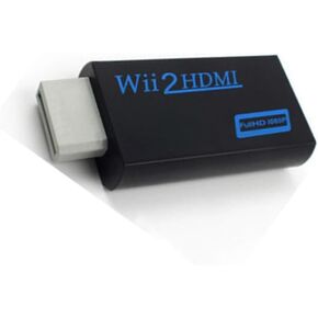 Simply Plug The Adapter into The Wii's Output Port and Connect The HDMI Cable to Your TV or Projector. No Complicated Setup Required