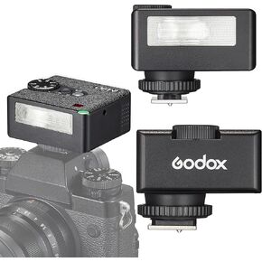 Godox Flash IM30 Camera Flash Pocket Flash, 6500K ± 200K Color Temperature, 7 Power Levels (1/64~1/1), Guide No. 15 (ISO 100, Meters) Pocket Flash, Flash for Camera