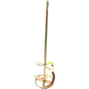 Drywall Mud Bath Paint Sticks Mud Mixing Paddle Mixer Head Paint Mixer Rod Cement Mixer Attachment Paint Mixer Attachment Tools Mixer Drill Electric Hammer 45# Steel