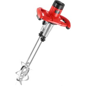 Meticuloso Concrete Mixer 2100W, Upgraded Double Paddle, Portable Cement Mixer with 6 Speed, 950RPM, Handheld Mud Mixer for Mortar, Paint, Grout, Plaster, Thinset, Fodder Stirring Tool
