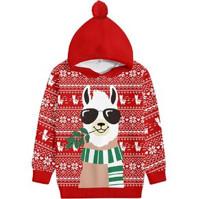 Boys Kids Ugly Christmas Sweater Girls Xmas Sweatshirt Pullover 2-7T