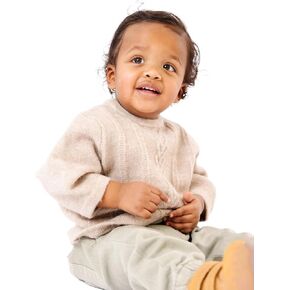Copper Pearl Bubble Sweatshirt: Ultra-Soft, Gender-Neutral Toddler Sweatshirt with Cozy,Oversized Fit for Baby Boys and Girls
