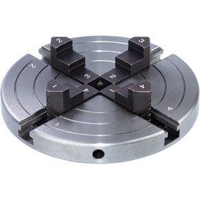 6 Inch Wood Lathe Chuck Set 1-1/4"X8 TPI, Self Centering 4 Jaw Wood Turning Chuck