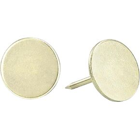 uxcell Upholstery Tacks Nail Pins Furniture, 200Pcs 11x10mm Thumb Tack Pins Assortment Kit Carbon Steel for Home Sofa DIY Decorative Nail Heads Nails, Gold