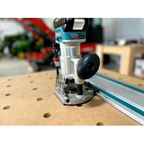 Guide Rail Adapter Compatible with Makita Plunge Trim Router - Made in USA