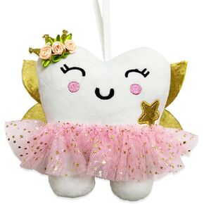 Tooth Fairy Pillow for Girls, Tooth Fairy Pillow with Pocket, Tooth Fairy Gifts for Girls, Tooth Pillow for Tooth Fairy, Toothfairy Pouch