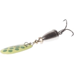 Blue Fox Classic Vibrax Spinner, 1/4-Ounce, Red Tipped/Silver Flake