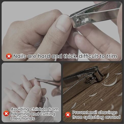 مقص أظافر كهربائي، مقص أظافر مع ضوء وسرعتين، مقص أظافر محمول، مقص أظافر قابل لإعادة الشحن، أداة تشذيب أظافر آمنة للأطفال والبالغين وكبار السن (أزرق) in Saudi Arabia