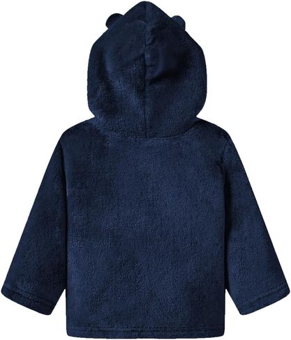 Toddler Girls Boys Fleece Hoody Jacket Zip Up Coat Warm Winter Outwear in Saudi Arabia