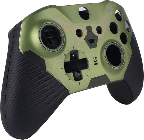 Front Back Housing Shell Faceplate Cover Replacement Repair Kit for Xbox One Elite Series 2 Controller (Halo-Green) in Saudi Arabia