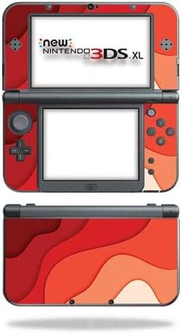 Glossy Glitter Gaming Skin Compatible with Nintendo New 3DS XL (2015) - Papercraft Magenta - Premium 3M Vinyl Protective Wrap Decal Cover - Easy to Apply | Crafted in The USA by MightySkins in Kuwait