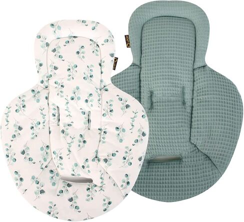 UKJE Newborn Rocker Cover & Baby Swing Insert - Compatible with 4moms mamaRoo - Infant Insert Liner for mamaRoo - Swing Accessories Seat Fabric - Jade Eucalyptus in Saudi Arabia