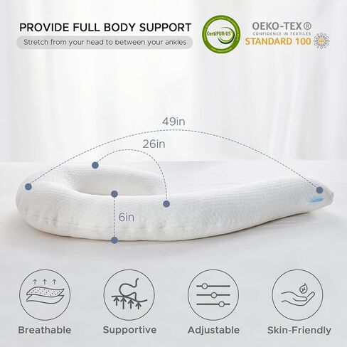 Pregnancy Pillows for Sleeping, E Shaped Maternity Pillow for Pregnant Women with Adjustable Wedge Pillow, 48 Inch Full Body Memory Foam Pillow for Side Sleeping with Washable Cover, Pink Velvet in Kuwait