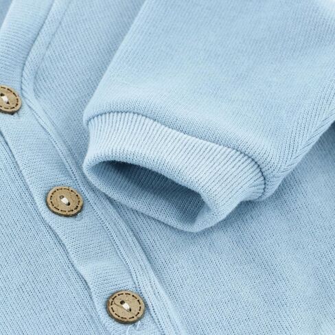 Kids Cardigan for Baby Girls & Boys, V-Neck Baby Sweatshirt Coat with Button for Spring & Autumn in Kuwait