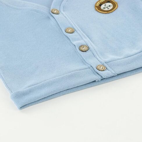 Kids Cardigan for Baby Girls & Boys, V-Neck Baby Sweatshirt Coat with Button for Spring & Autumn in Kuwait