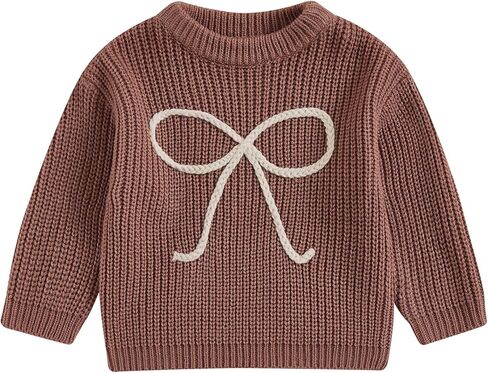 MAYUMMPY خريف شتاء طفلة ملابس مكتنزة سترة طويلة الأكمام Crewneck متماسكة البلوز البلوزات الرضع البلوز in Kuwait