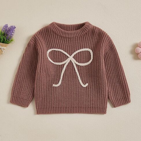 MAYUMMPY خريف شتاء طفلة ملابس مكتنزة سترة طويلة الأكمام Crewneck متماسكة البلوز البلوزات الرضع البلوز in Kuwait