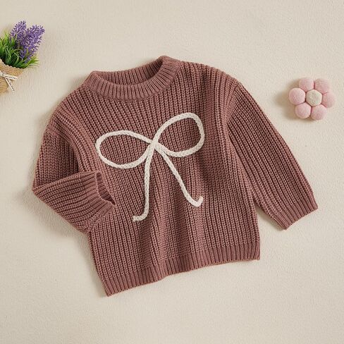 MAYUMMPY خريف شتاء طفلة ملابس مكتنزة سترة طويلة الأكمام Crewneck متماسكة البلوز البلوزات الرضع البلوز in Kuwait