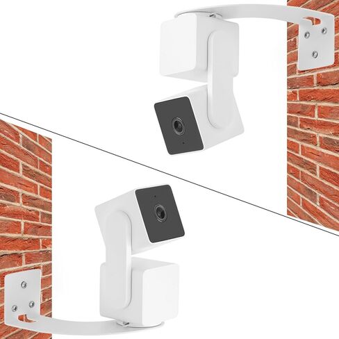 Uogw 2Pack Corner Camera Mount for Wyze Cam V4/Wyze Cam Pan V3,Maximum Coverage of 270° on Both Sides of The House,Reducing Blind Spots,Extended Corner Wall Mount Bracket for Wyze Cam in Saudi Arabia