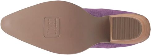 Dingo Womens Wild Child Fringe Snip Toe Casual Boots Over the Knee Mid Heel 2-3" - Purple in Saudi Arabia