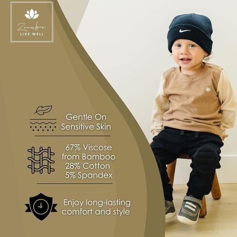 Toddler Sweater Baby Boy Sweater Baby Girl Sweater Unisex Baby Knit Sweater Pullover Terry Crewneck in Kuwait