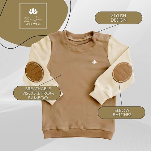 Toddler Sweater Baby Boy Sweater Baby Girl Sweater Unisex Baby Knit Sweater Pullover Terry Crewneck in Kuwait