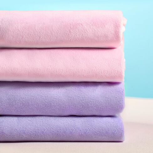 2 Pcs Flannel Fitted Crib Sheet 28" x 52" Fleece Crib Sheets Soft Crib Sheets Warm Mattresses Boys and Girls Newborn and Infant (Gray，Cream White) in Saudi Arabia