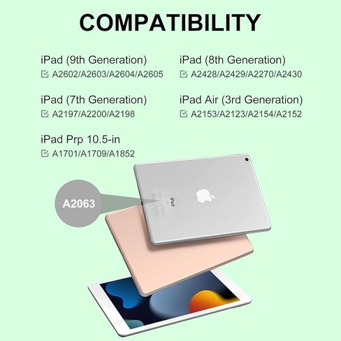 OYOSUOGG Keyboard Case for ipad 10.2 inch 8th in Kuwait