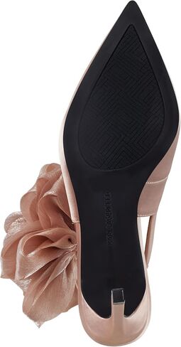 KARL LAGERFELD Women's Savie Evening Fabric Flowers Pump in Saudi Arabia