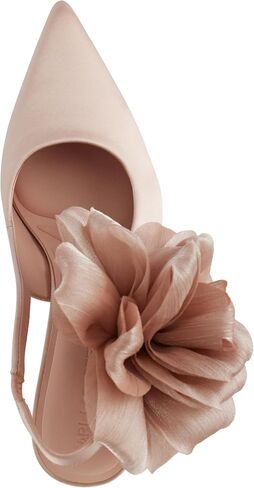 KARL LAGERFELD Women's Savie Evening Fabric Flowers Pump in Saudi Arabia