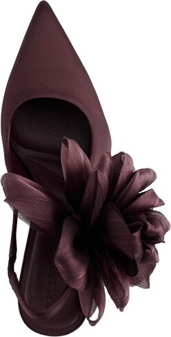 KARL LAGERFELD Women's Savie Evening Fabric Flowers Pump in Saudi Arabia